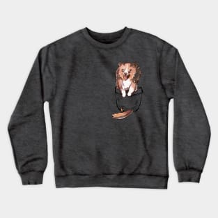 Pocket Cute Sheltie Dog Crewneck Sweatshirt